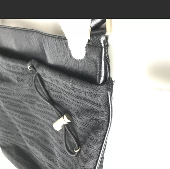 Prada Black Nylon Shoulder Bag Pochette - Picture 7 of 12